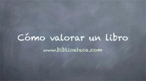 Video de ayuda para valorar libros