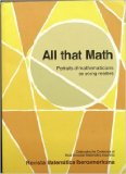 Portada de ALL THAT MATH. PORTRAITS OF MATHEMATICIANS AS YOUNG READERS