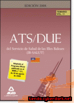 Portada de ATS/DUE DEL IB-SALUT. TEMARIO VOLUMEN III - EBOOK