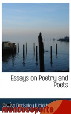 Portada de ESSAYS ON POETRY AND POETS