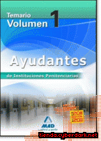 Portada de AYUDANTES DE INSTITUCIONES PENITENCIARIAS. TEMARIO. VOLUMEN I - EBOOK