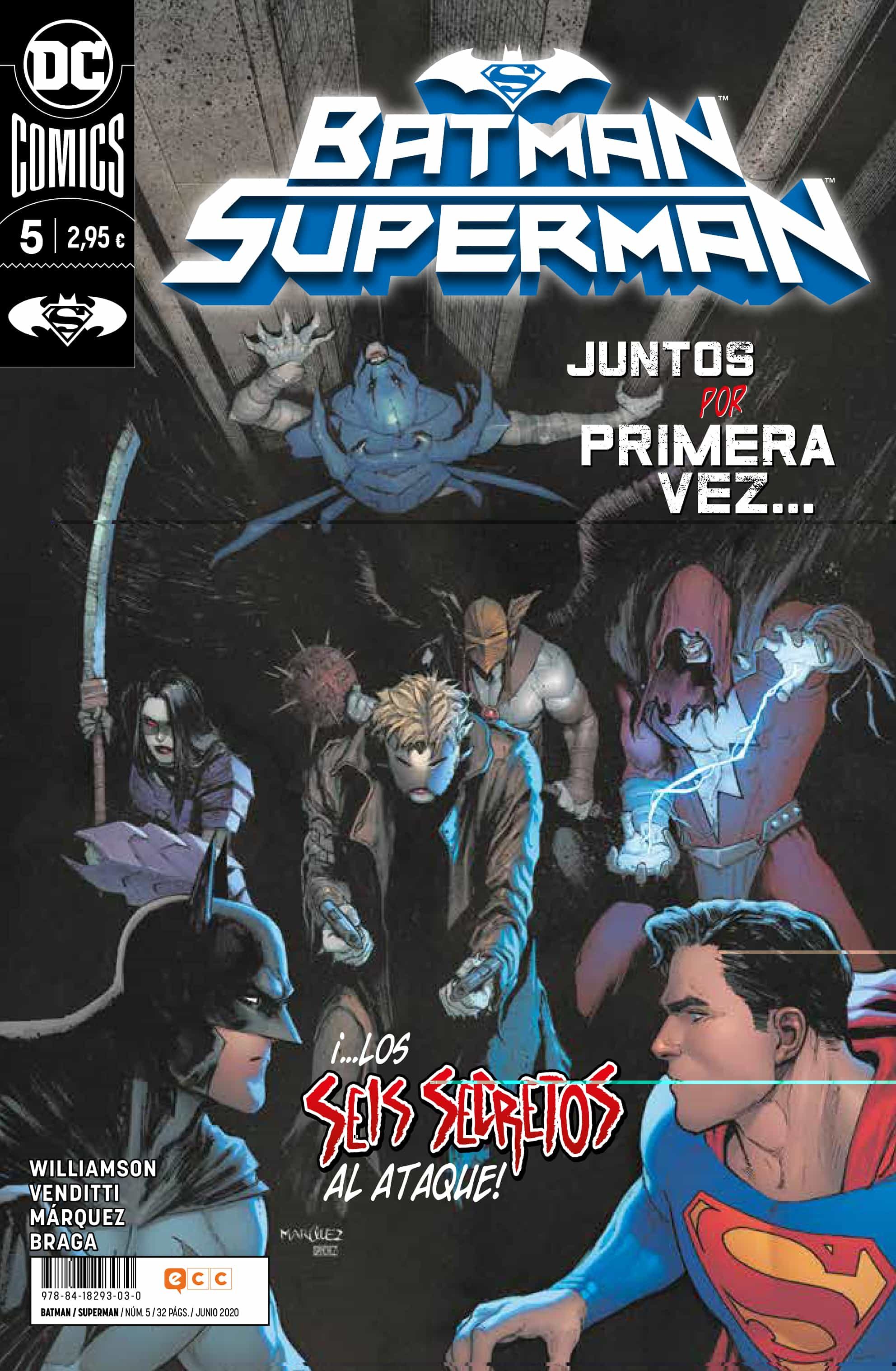 Portada de BATMAN/SUPERMAN Nº 5