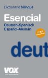 Portada de DICCIONARIO ESENCIAL ALEMÁN-ESPAÑOL/DEUTSCH-SPANISCH