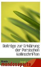 Portada de BEITRÄGE ZUR ERKLÄRUNG DER PERSISCHEN KEILINSCHRIFTEN