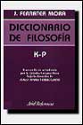 Portada de K-P: DICCIONARIO DE FILOSOFIA