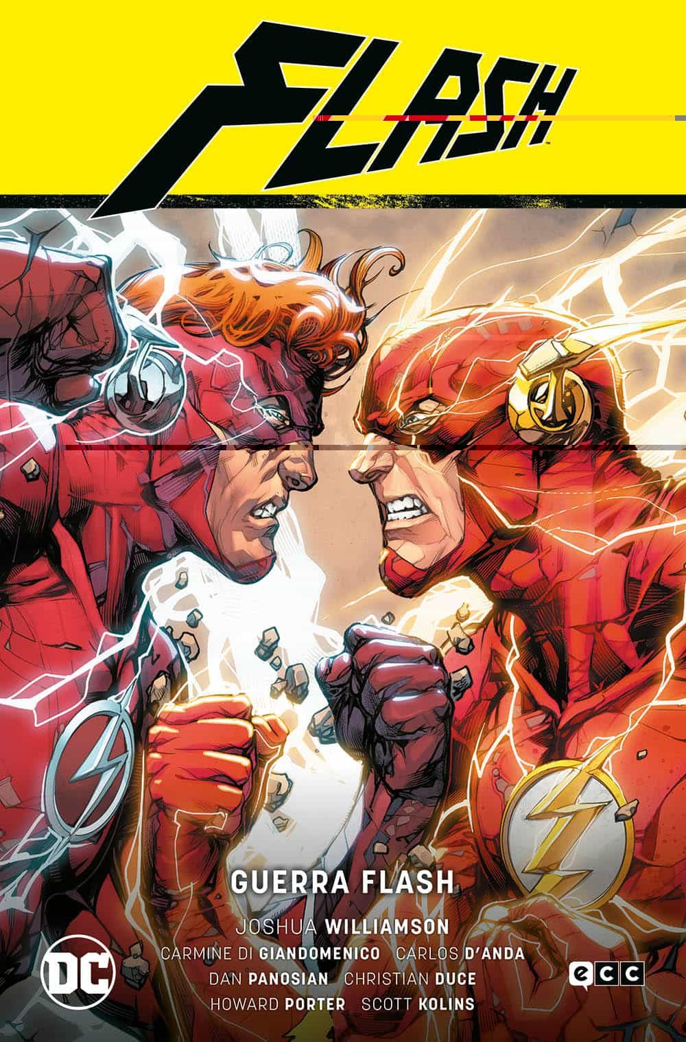 Portada de FLASH VOL. 06: LA GUERRA DE FLASH (FLASH SAGA - LA BÚSQUEDA DE LA FUER