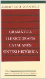 Portada de GRAMÀTICA I LEXICOGRAFIA CATALANES: SINTESI HISTÒRICA