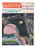 Portada de THE BLASPHEMERS / PHILIP JOSE FARMER, IN: GALAXY MAGAZINE : VOL. 22, NO. 4, APRIL 1964