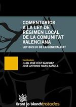 Portada de COMENTARIOS A LA LEY DE RÉGIMEN LOCAL DE LA COMUNITAT VALENCIANA