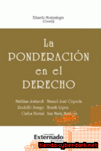 Portada de LA PONDERACIÓN EN EL DERECHO - EBOOK