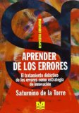 Portada de APRENDER DE LOS ERRORES: EL TRATAMIENTO DIDACTICO DE LOS ERRORES COMO ESTRATEGIA DE INNOVACION