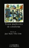 Portada de TEXTOS MEDIEVALES DE CABALLERIAS