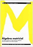 Portada de ÁLGEBRA MATRICIAL.