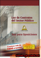 Portada de LEY DE CONTRATOS DEL SECTOR PÚBLICO. TEST PARA OPOSICIONES - EBOOK