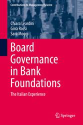 Portada de BOARD GOVERNANCE IN BANK FOUNDATIONS