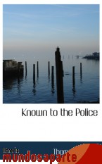 Portada de KNOWN TO THE POLICE