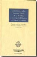 Portada de COMENTARIOS A LA LEY ORGANICA  3/2007 DE 22 DE MARZO PARA LA IGUALDAD EFECTIVA MUJERES HOMBRES