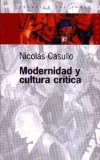 Portada de MODERNIDAD Y CULTURA CRITICA