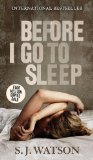 Portada de BEFORE I GO TO SLEEP