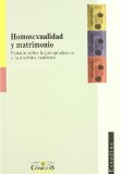 Portada de HOMOSEXUALIDAD Y MATRIMONIO