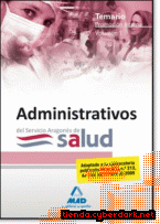 Portada de ADMINISTRATIVOS DE LA FUNCIÓN ADMINISTRATIVA DEL SERVICIO ARAGONÉS DE SALUD-SALUD (PROMOCIÓN INTERNA). TEMARIO VOL.I - EBOOK