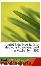 Portada de UNITED STATES REPORTS: CASES ADJUDGED IN THE SUPREME COURT AT OCTOBER TERM, 1903