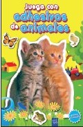 Portada de JUEGA CON ADHESIVOS DE ANIMALES. AMARILLO