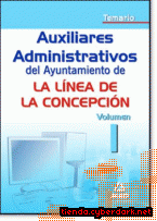 Portada de AUXILIAR ADMINISTRATIVO DEL AYUNTAMIENTO DE LA LINEA DE LA CONCEPCIÓN. TEMARIO. VOLUMEN I - EBOOK