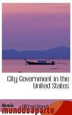 Portada de CITY GOVERNMENT IN THE UNITED STATES
