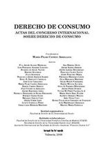 Portada de DERECHO DE CONSUMO