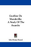 Portada de GEOFFREY DE MANDEVILLE: A STUDY OF THE ANARCHY