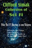 Portada de CLIFFORD SIMAK COLLECTION OF SCI FI; HELLHOUNDS OF THE COSMOS, PROJECT MASTODON, THE WORLD THAT COULDN'T BE, THE STREET THAT WASN'T THERE