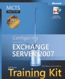 Portada de MCTS SELF-PACED TRAINING KIT (EXAM 70-236): CONFIGURING MICROSOFT EXCHANGE SERVER 2007, BOOK/DVD PACKAGE