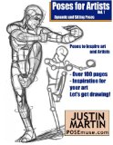 Portada de POSES FOR ARTISTS VOLUME 1 - DYNAMIC AND SITTING POSES: AN ESSENTIAL REFERENCE FOR FIGURE DRAWING AND THE HUMAN FORM (INSPIRING ART AND ARTISTS)