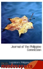 Portada de JOURNAL OF THE PHILIPPINE COMMISSION