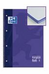Portada de BLOC A4 OXFORD LILA 80H 90GR 1LINEA EUROPEAN BOOK