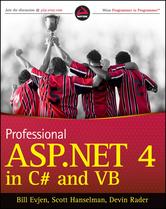 Portada de PROFESSIONAL ASP.NET 4 IN C# AND VB