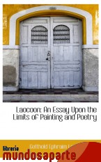 Portada de LAOCOON: AN ESSAY UPON THE LIMITS OF PAINTING AND POETRY