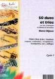 Portada de DIJOUX M. - DUOS ET TRIOS (50) SUR DES CHANSONS ET DANSES DŽAUTREFOIS PARA 2 O 3 OBOES (SAXOFON ALTO)