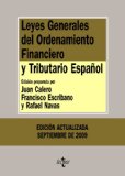 Portada de LEYES GENERALES DEL ORDENAMIENTO FINANCIERO Y TRIBUTARIO ESPAÑOL (5ª ED.)