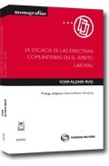 Portada de LA EFICACIA DE LAS DIRECTIVAS COMUNITARIAS EN EL AMBITO LABORAL