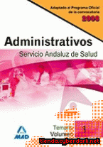 Portada de ADMINISTRATIVOS DEL SERVICIO ANDALUZ DE SALUD. TEMARIO. VOLUMEN I - EBOOK