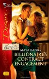 Portada de BILLIONAIRE'S CONTRACT ENGAGEMENT (SILHOUETTE DESIRE)