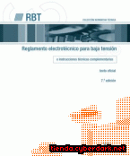 Portada de RBT. REGLAMENTO ELECTROTÉCNICO PARA BAJA TENSIÓN -7&ORDF; EDICIÓN- - EBOOK