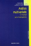 Portada de ANALISIS MULTIVARIADO; UN MANUAL PARA INVESTIGADORES