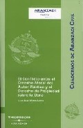 Portada de CONFLICTO ENTRE EL DERECHO MORAL DEL AUTOR PLASTICO Y EL DERECHO DE PROPIEDAD SOBRE LA OBRA