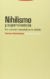 Portada de NIHILISMO Y SUPERVIVENCIA