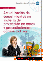 Portada de ACTUALIZACIÓN DE CONOCIMIENTOS EN MATERIA DE PROTECCIÓN DE DATOS Y PROCEDIMIENTOS ADMINISTRATIVOS - EBOOK