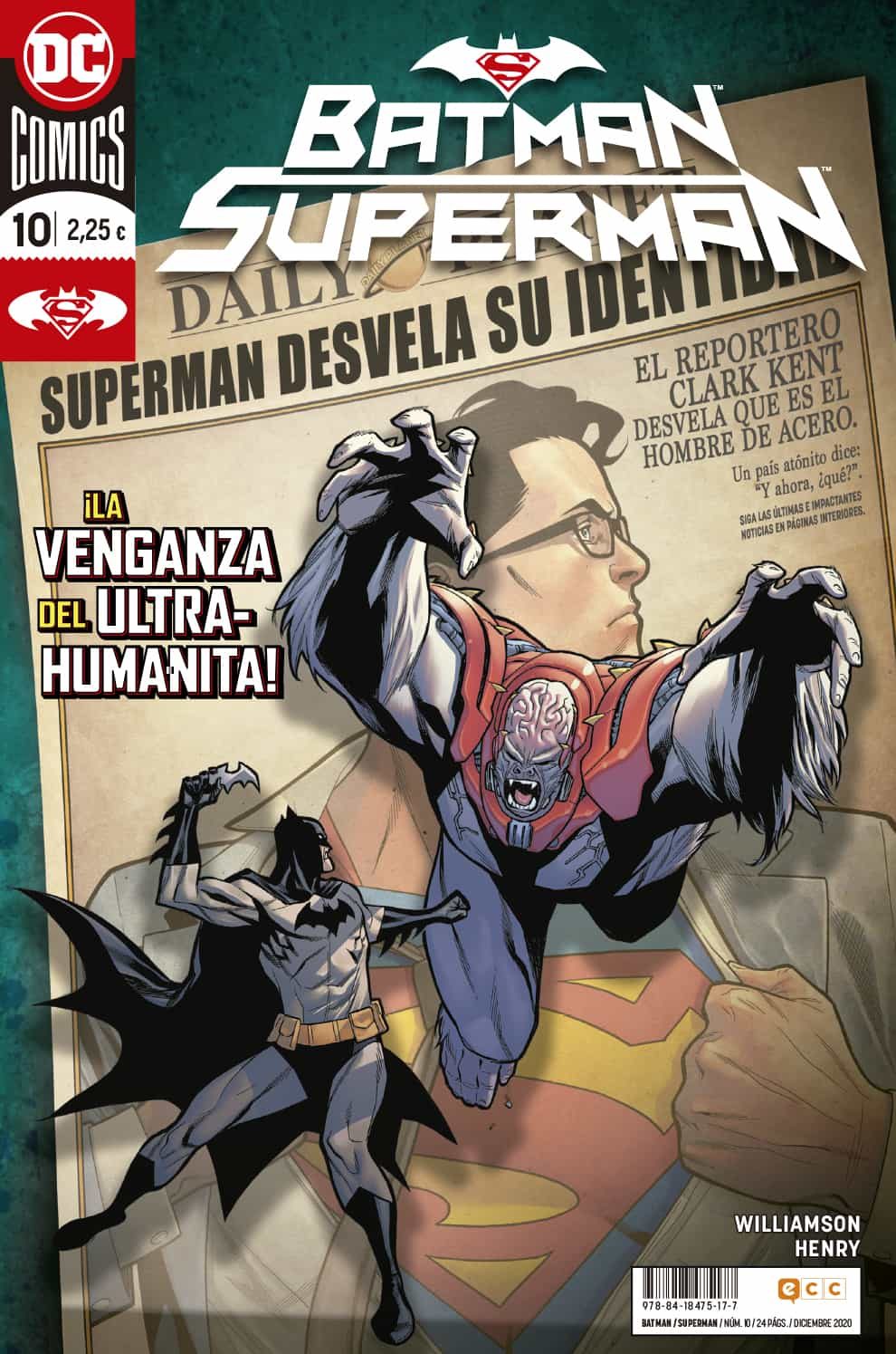 Portada de BATMAN/SUPERMAN Nº 10