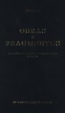 Portada de OBRAS Y FRAGMENTOS:TEOGONIA ; TRABAJOS Y DIAS ; ESCUDO ; FRAGMENTOS ; CERTAMEN